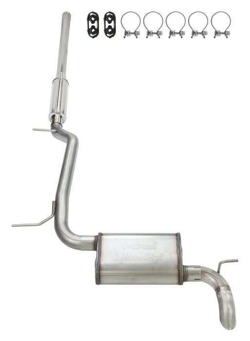 Pypes Performance Exhaust PYPSJJ21T 07-18 Jeep JK Cat Back Exhaust