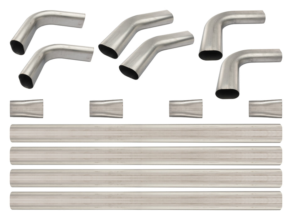 Pypes Performance Exhaust PYPSVV43 3in Oval Tubing Builders Kit