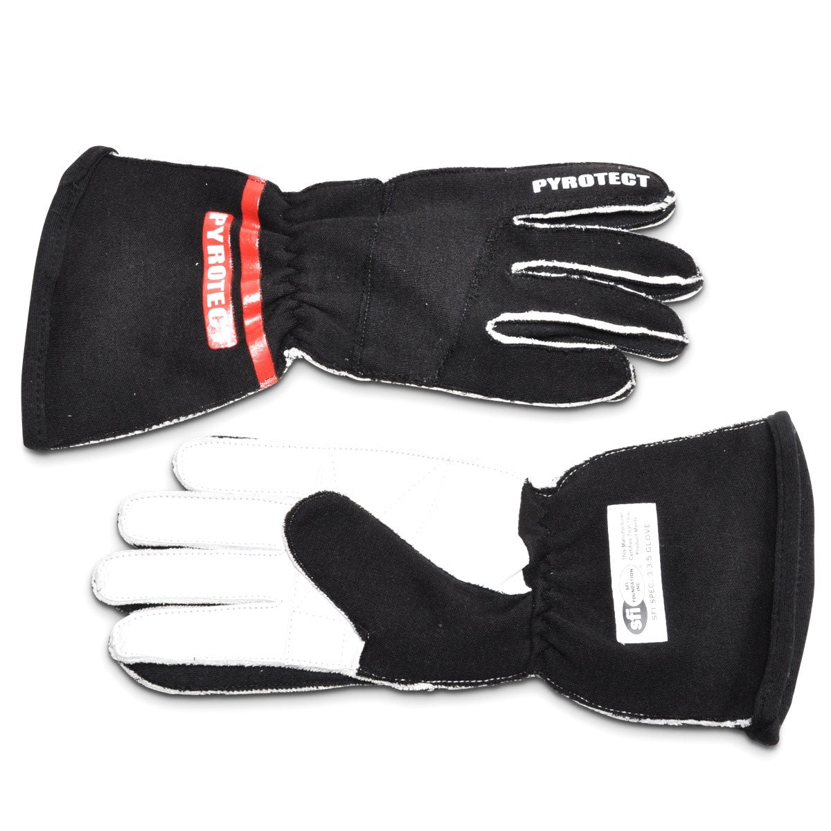 Pyrotect PYRGP200320 Glove PRO 2 Layer Black Medium SFI-5