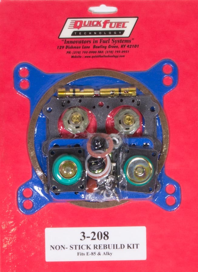 Quick Fuel Technology QFT3-208 E85 Carb Rebuild Kit 650/750/850/950FCM