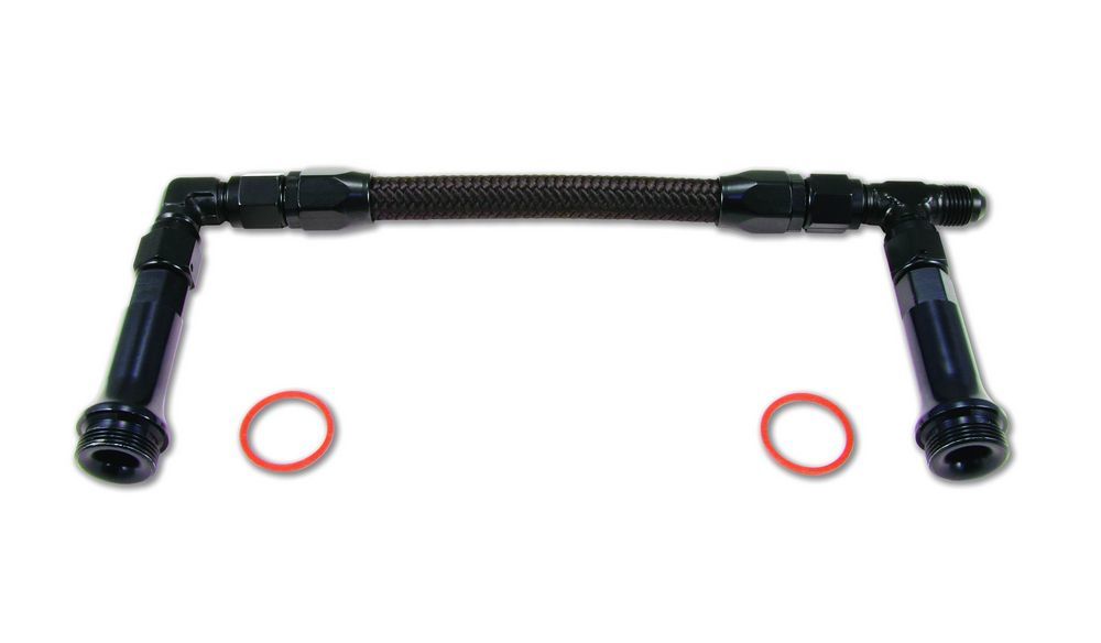 Quick Fuel Technology QFT34-4150-6 Dual Feed Fuel Line Kit - 4150 -6an