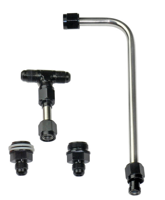 Quick Fuel Technology QFT34-600BK Carb Fuel Line 6AN Black