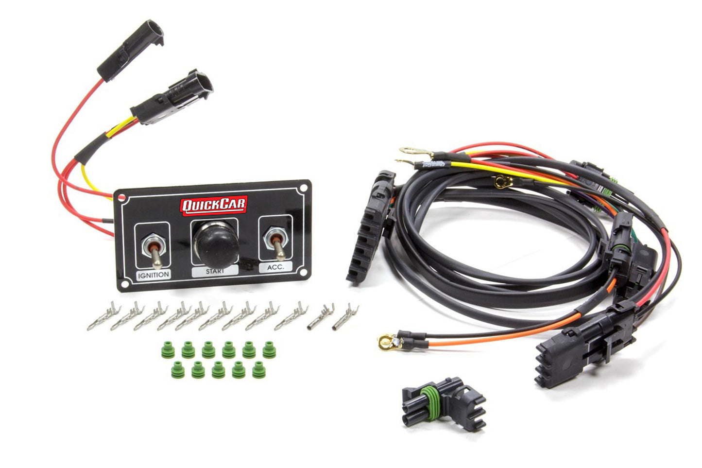 Quickcar Racing Products QRP50-2037 Ignition Harness / Panel Black Modified