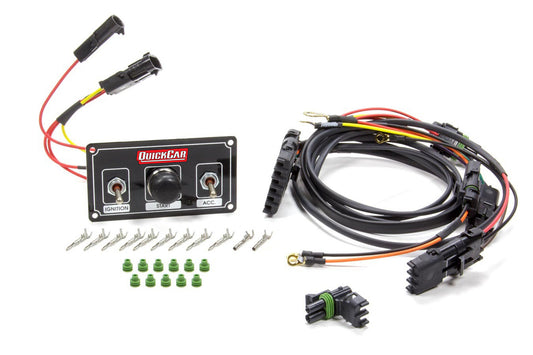 Quickcar Racing Products QRP50-2037 Ignition Harness / Panel Black Modified