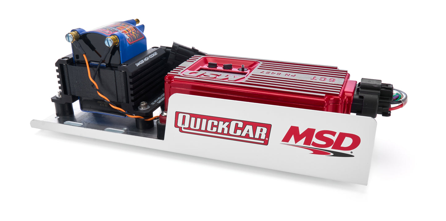 Quickcar Racing Products QRP50-213 MSD 6CT Box/Coil/ Mounting Plate Kit
