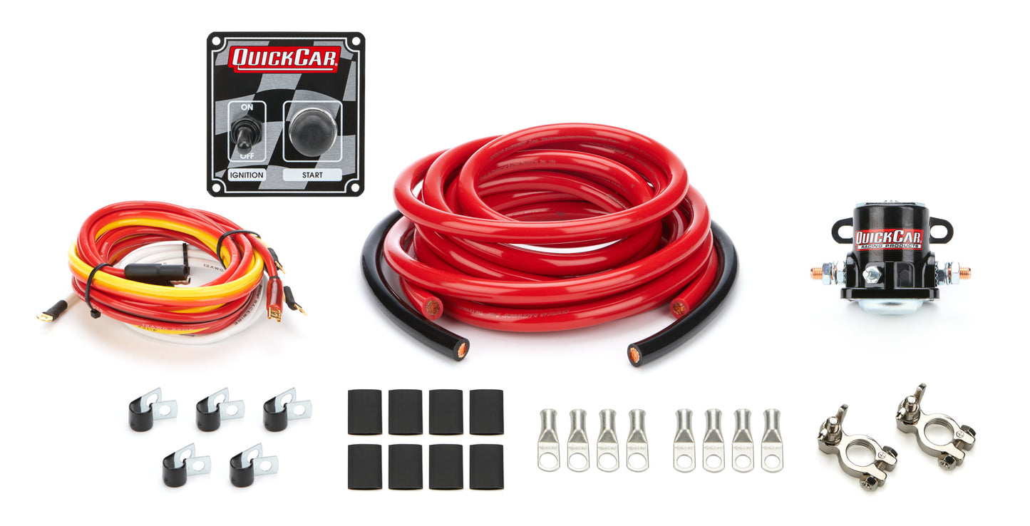 Quickcar Racing Products QRP50-234 Wiring Kit 2 Gauge with 50-102 Switch Panel