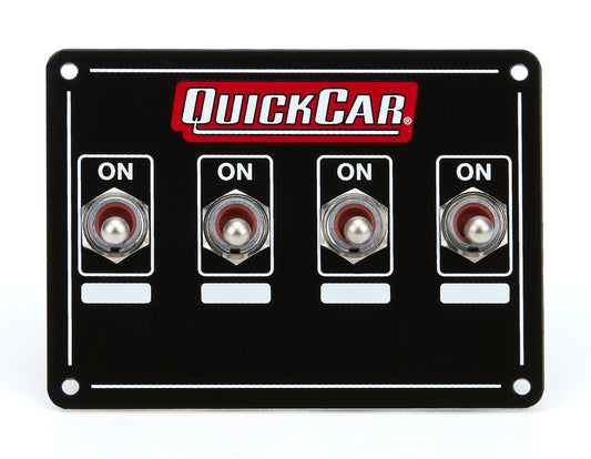 Quickcar Racing Products QRP50-719 Accessory Panel 4 Switch Weatherproof