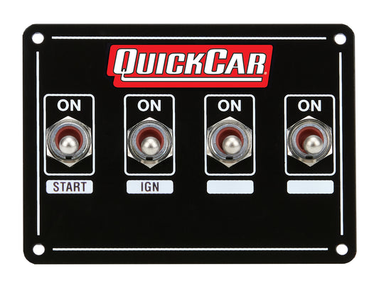 Quickcar Racing Products QRP50-740 Ignition Panel Extreme 4 Switch w/ Pigtail