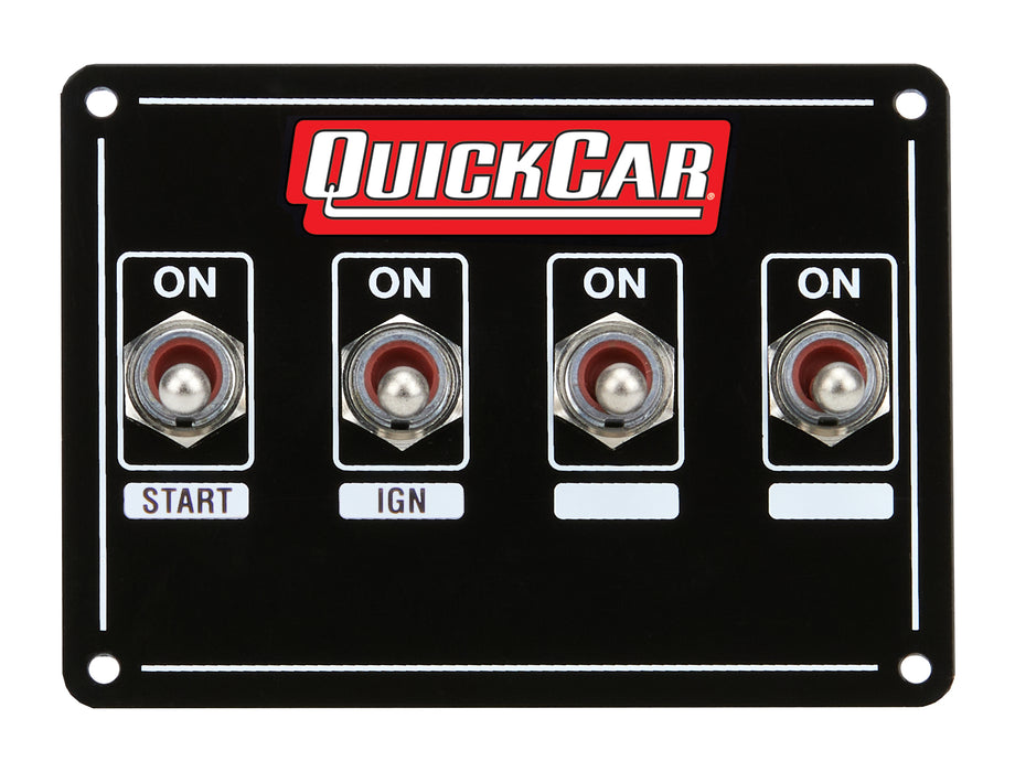 Quickcar Racing Products QRP50-740 Ignition Panel Extreme 4 Switch w/ Pigtail