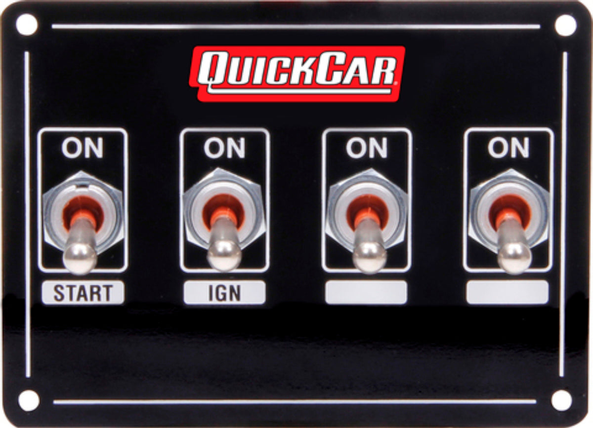 Quickcar Racing Products QRP50-7431 Ignition Panel Extreme 4 Switch Single Ignition