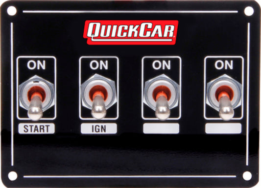 Quickcar Racing Products QRP50-7431 Ignition Panel Extreme 4 Switch Single Ignition