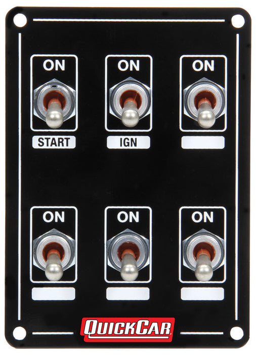 Quickcar Racing Products QRP50-7611 Ignition Panel Extreme 6 Switch Dual Ignition