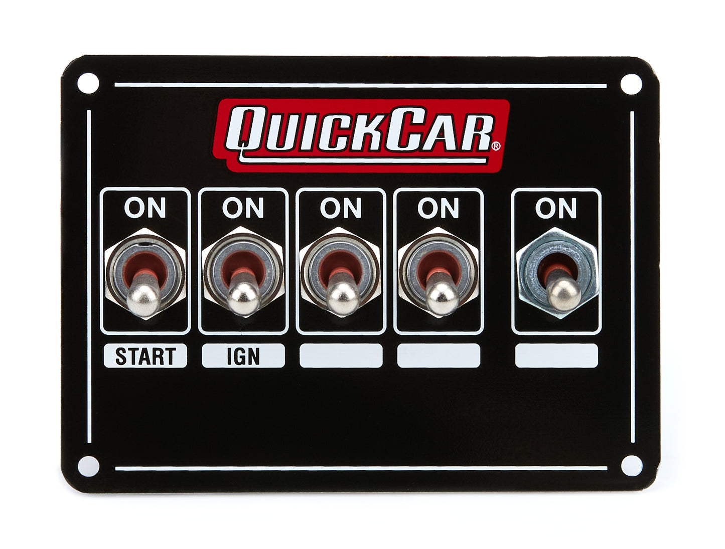 Quickcar Racing Products QRP50-7713 Ignition Panel - Dual Ing. w/X-Over & 3 Whl Bk