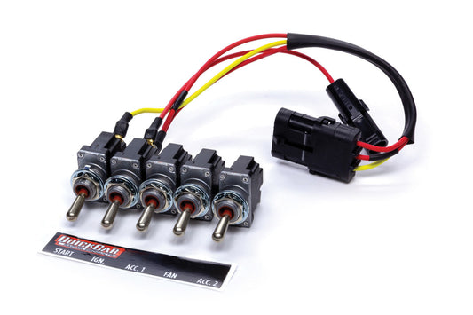 Quickcar Racing Products QRP50-7739 Ignition Panel 5 Switch Single Box