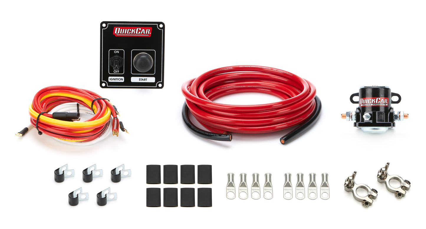 Quickcar Racing Products QRP50-836 Wiring Kit 4 Gauge w/o Disconnect w/50-802 Ign