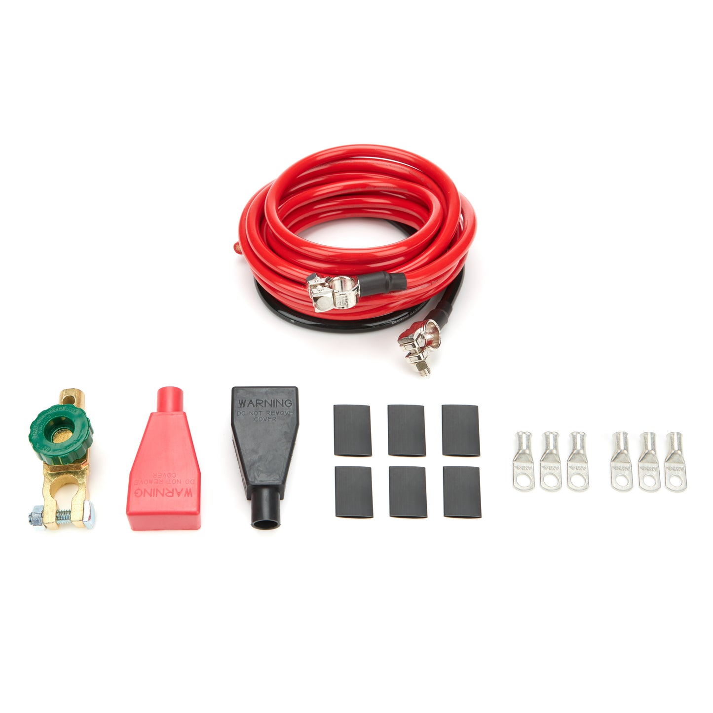 Quickcar Racing Products QRP57-005 Battery Cable Kit 4 Ga. 15ft Red & 2ft Black