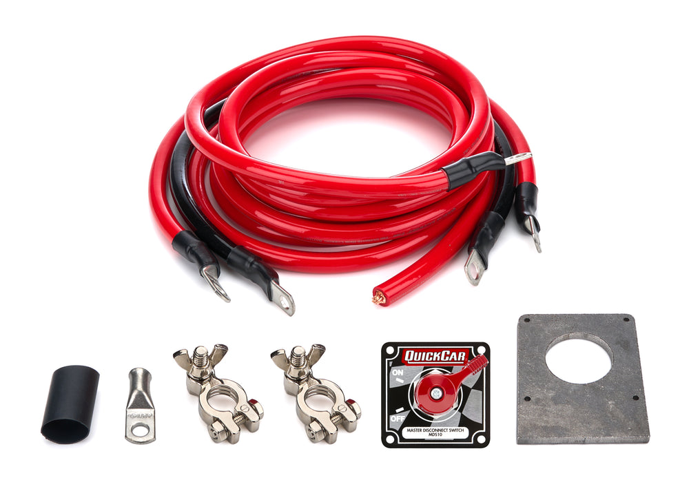 Quickcar Racing Products QRP57-007 Battery Cable Kit 2 Gauge Crown Vic