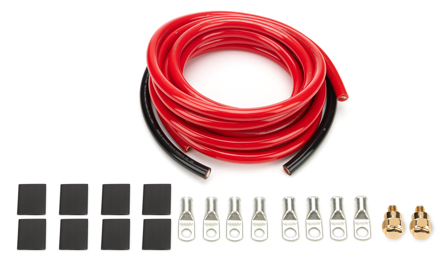 Quickcar Racing Products QRP57-011 Battery Cable Kit 2 Gauge Side Mt