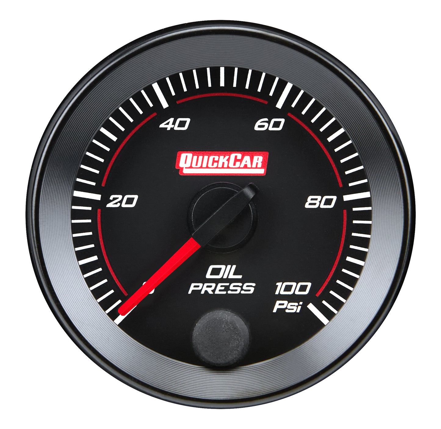 Quickcar Racing Products QRP65-003 RedLine Gauge 2-1/16in Oil Pressure 0-100psi