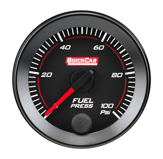 Quickcar Racing Products QRP65-005 RedLine Gauge 2-1/16in Fuel Pressure 0-100psi
