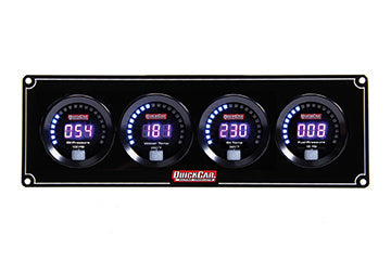 Quickcar Racing Products QRP67-4021 Digital 4-Gauge Panel OP/WT/OT/FP