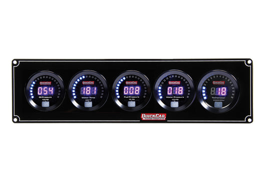 Quickcar Racing Products QRP67-4056 Digital 4-1 Gauge Panel OP/WT/FP/WP w/Tach