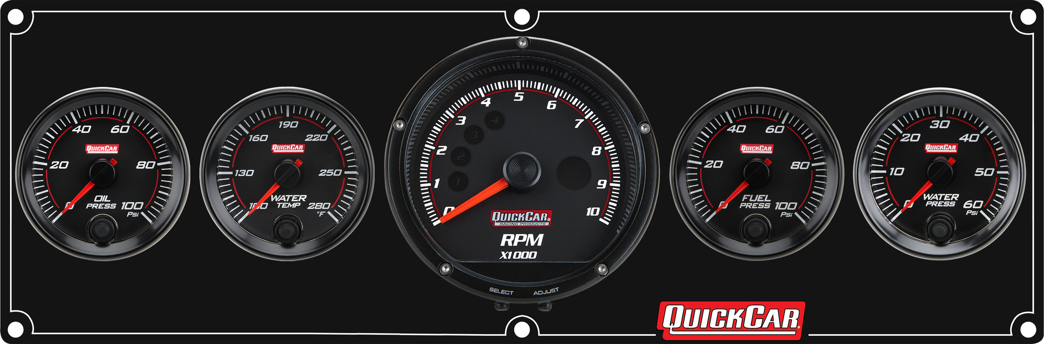 Quickcar Racing Products QRP69-4058 RedLine Panel 2-5/8in 4-1 OP/WT/FP100/WP