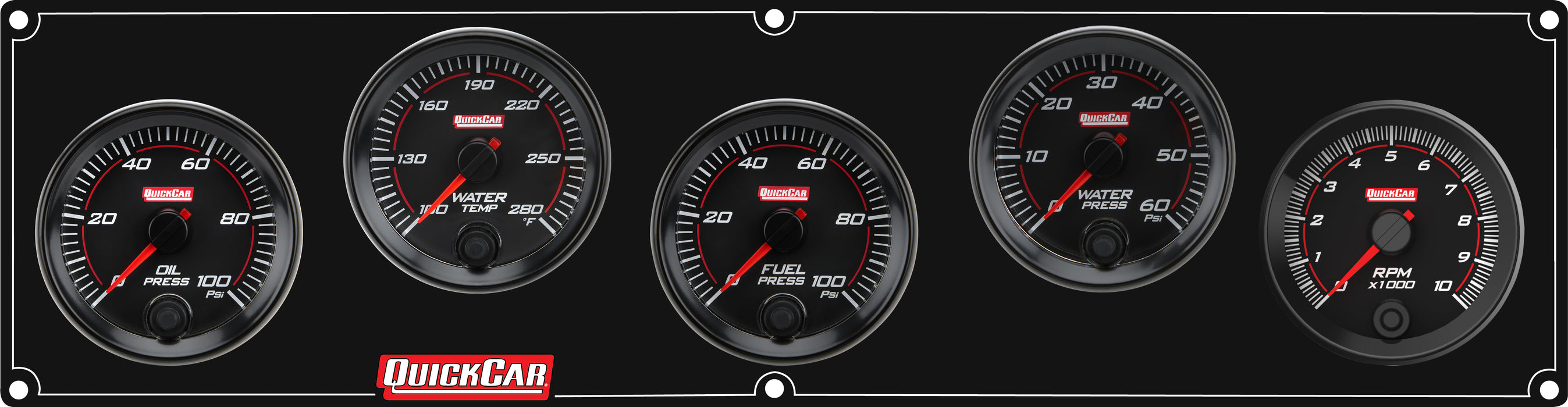 Quickcar Racing Products QRP69-4258 RedLine Panel 2-5/8in 4-1 OP/WT/FP100/WP