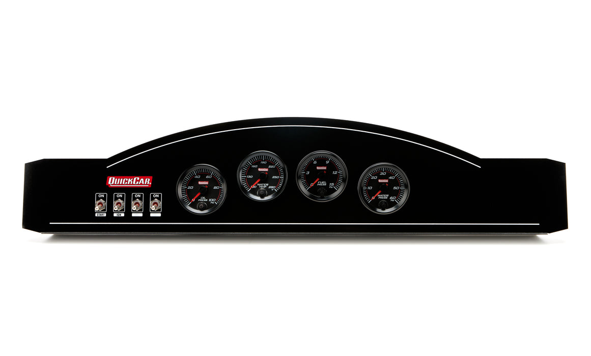 Quickcar Racing Products QRP69-826-034 Dash Panel Redline OP/WT /FP/WP Sng Ign Dul Pckup