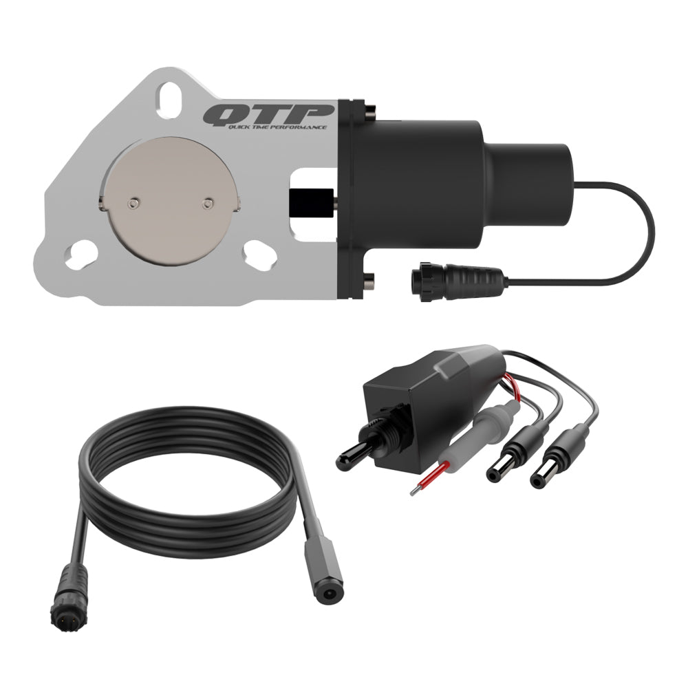 Quick Time Performance QTPQTEC25 2.50 Inch Electric E xhaust Cutout Valve