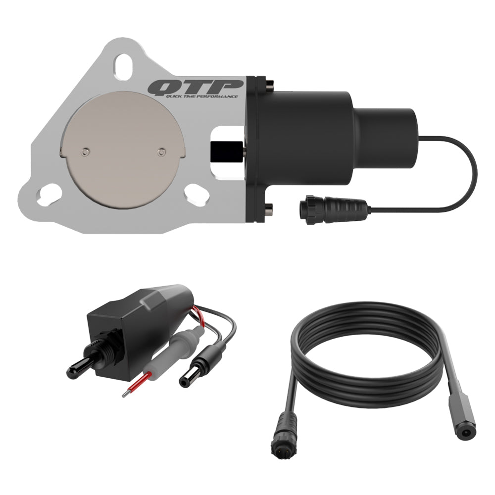 Quick Time Performance QTPQTEC30 3.00 Inch Electric E xhaust Cutout Valve