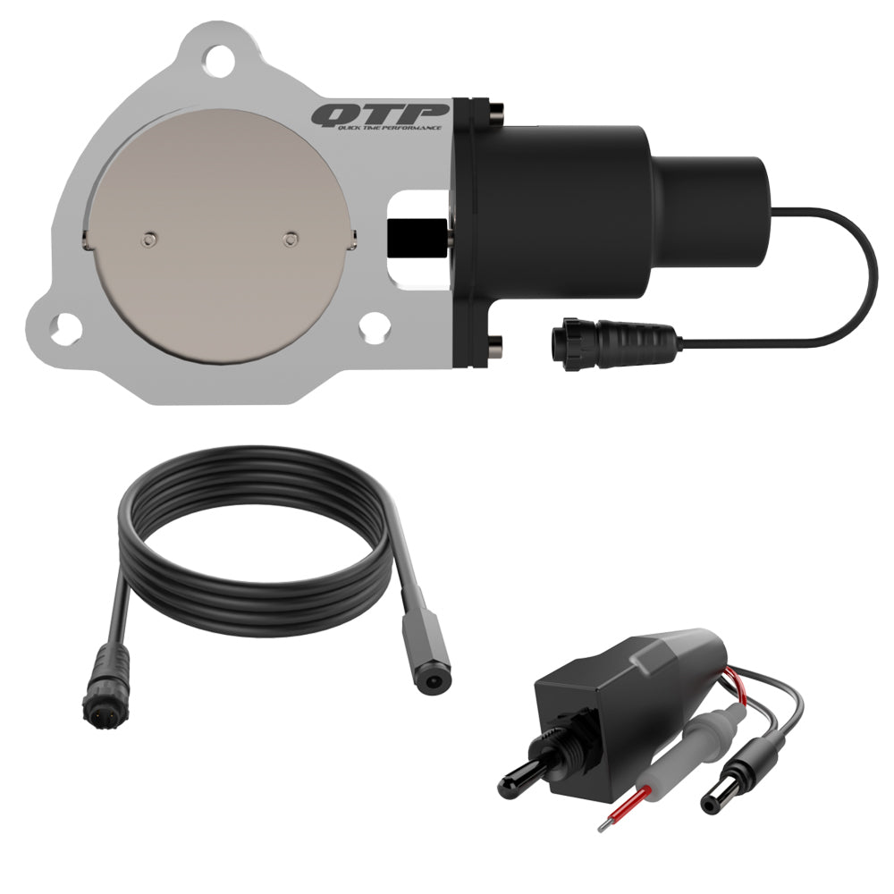 Quick Time Performance QTPQTEC35 3.50 Inch Electric E xhaust Cutout Valve