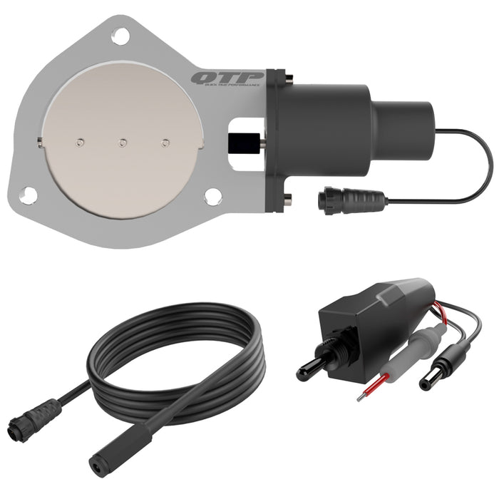 Quick Time Performance QTPQTEC40 4.00 Inch Electric E xhaust Cutout Valve
