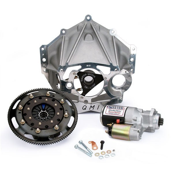Quarter Master QTR10038591ZZ Bellhousing Kit Alum 5.5in RM V-Drive