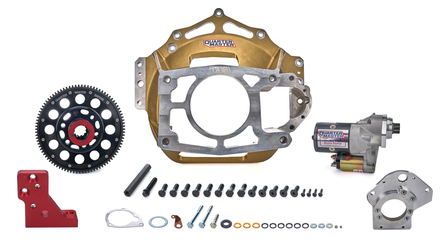 Quarter Master QTR115509124TM Bellhousing Kit Brinn Bert w/Top Op Mount