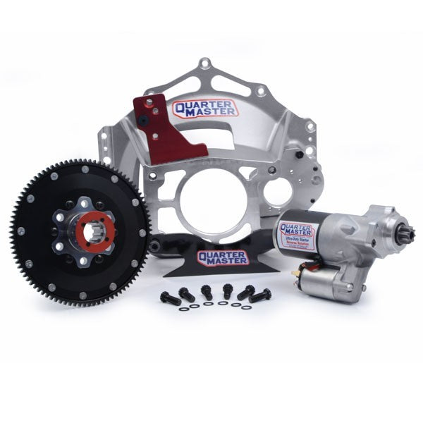 Quarter Master QTR120509134TM Bellhousing Kit LM Chevy Top Pump MT Aluminum