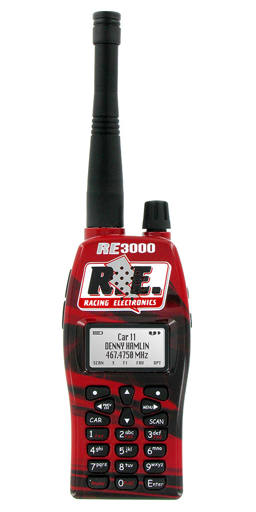 Racing Electronics RCERE3000 Scanner 440CH Over The Air Programmable