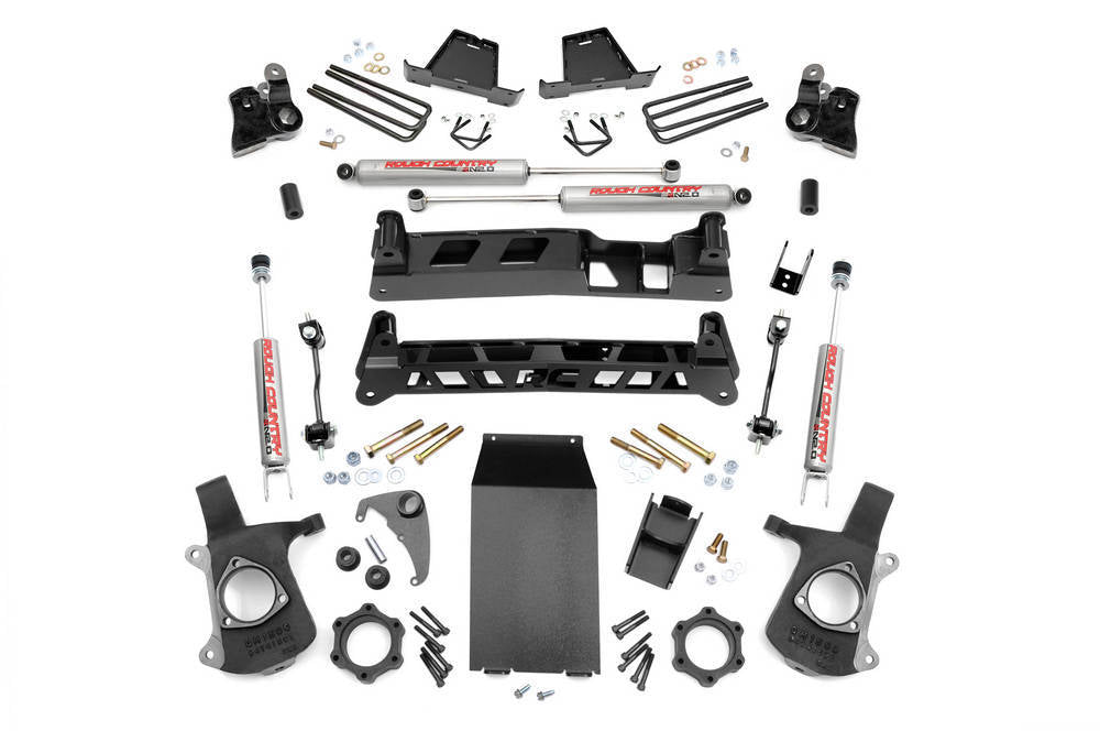 Rough Country RCS27220A 99-06 GM P/U 6in Suspens ion Lift Kit