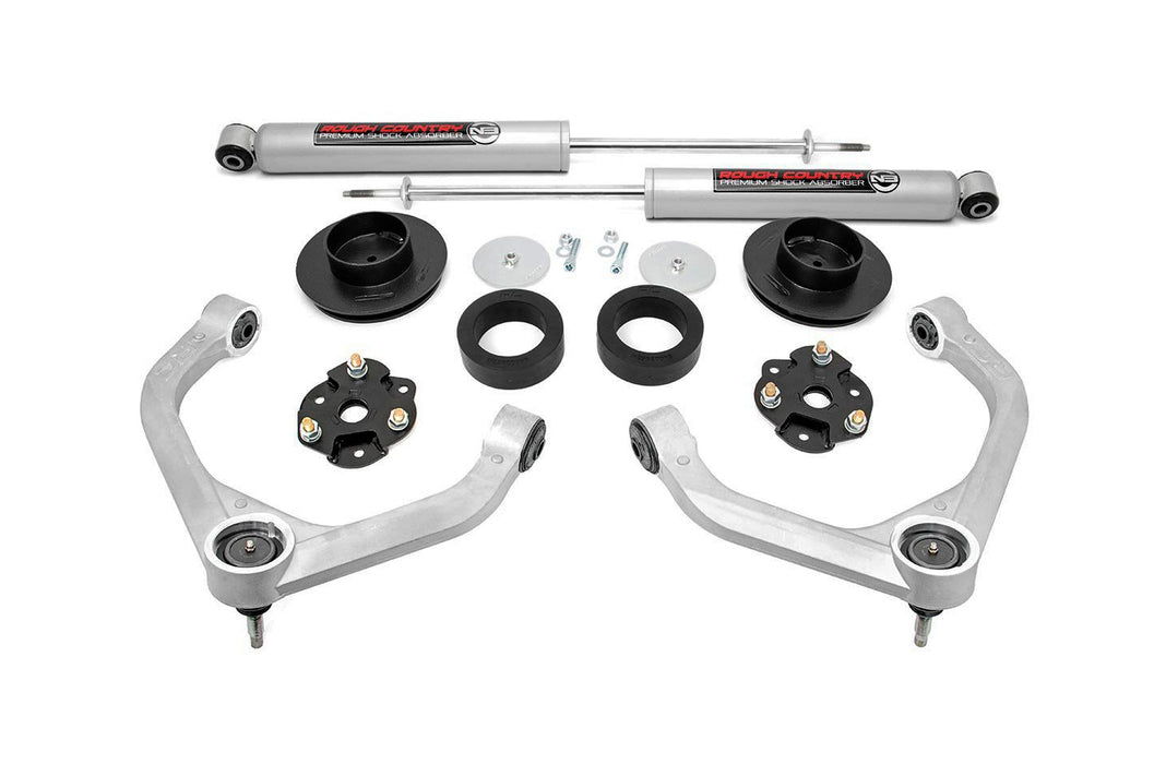Rough Country RCS31430 3.5in Ram Bolt-On Lift K it w/ Rear N3 Shocks