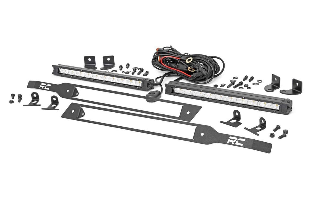 Rough Country RCS70818 19- Silverado 1500 10in Dual Grille LED Lights