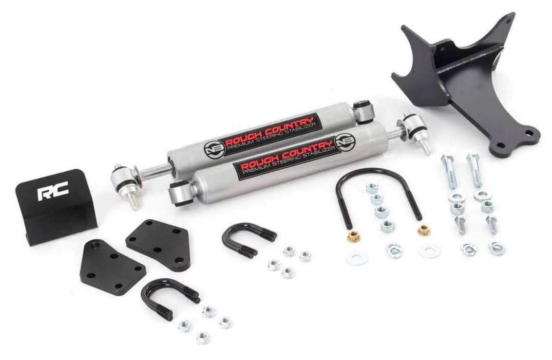 Rough Country RCS8749130 Dual Steering Stabilizer Dual