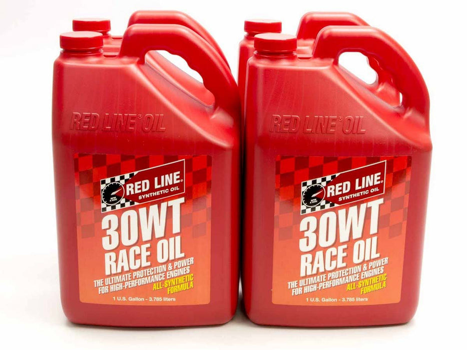 Redline Oil RED10325 30WT Race Oil Case/4-Gal (10W30)