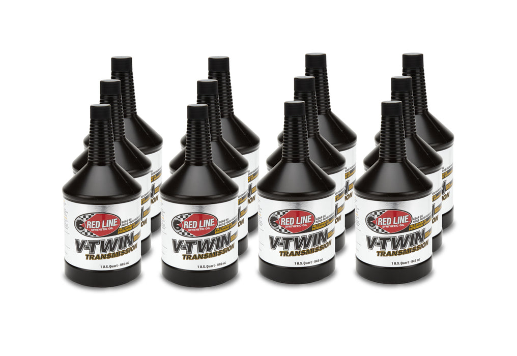 Redline Oil RED42824 V-Twin Trans Oil Shock Proof Case/12