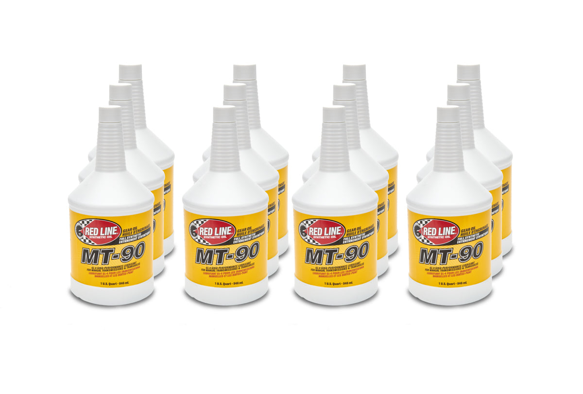 Redline Oil RED50324 MT-90 Manual Trans Lube Case/12 75W90 GL-4