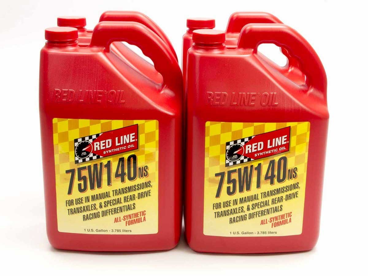 Redline Oil RED57125 75W140NS GL-5 Gear Oil Case 4x1 Gallon