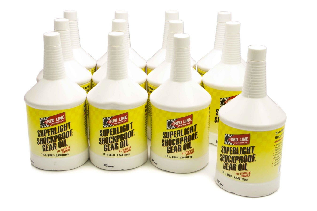 Redline Oil RED58524 Superlight Shock Proof Gear Oil Case/12