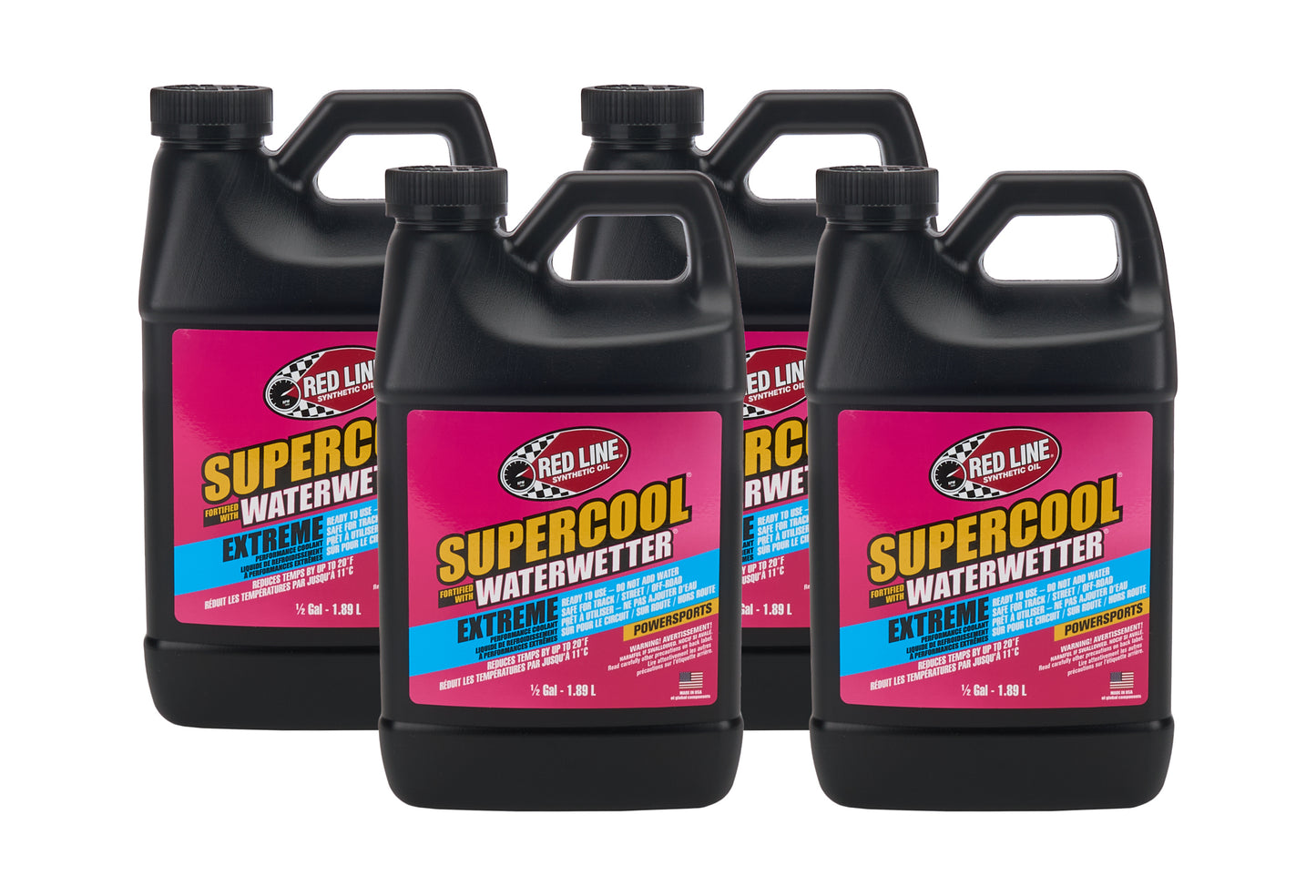 Redline Oil RED80225 Supercool Performance Coolant Case 4 x 1/2 Gal