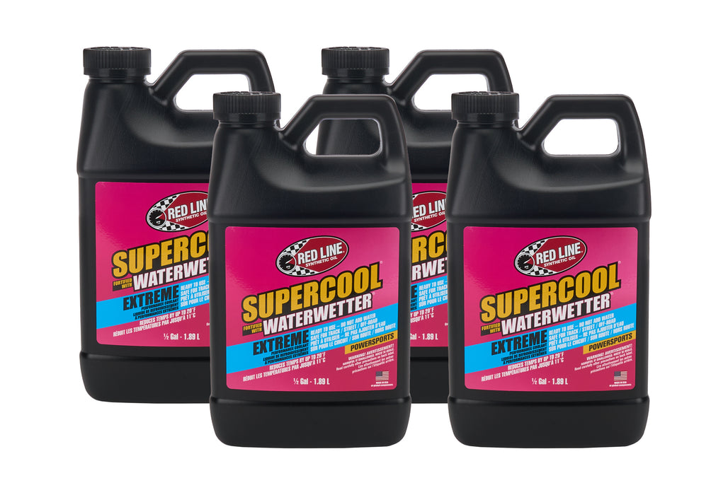 Redline Oil RED80225 Supercool Performance Coolant Case 4 x 1/2 Gal