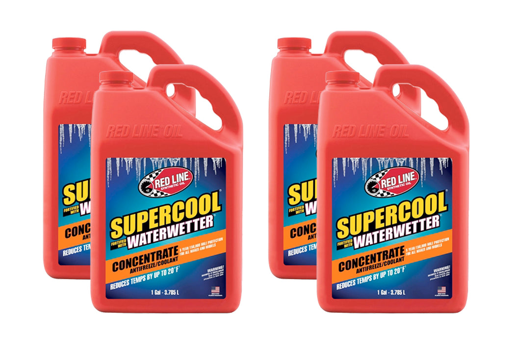 Redline Oil RED81225 Supercool Concentrate Coolant Case 4x1 Gallon