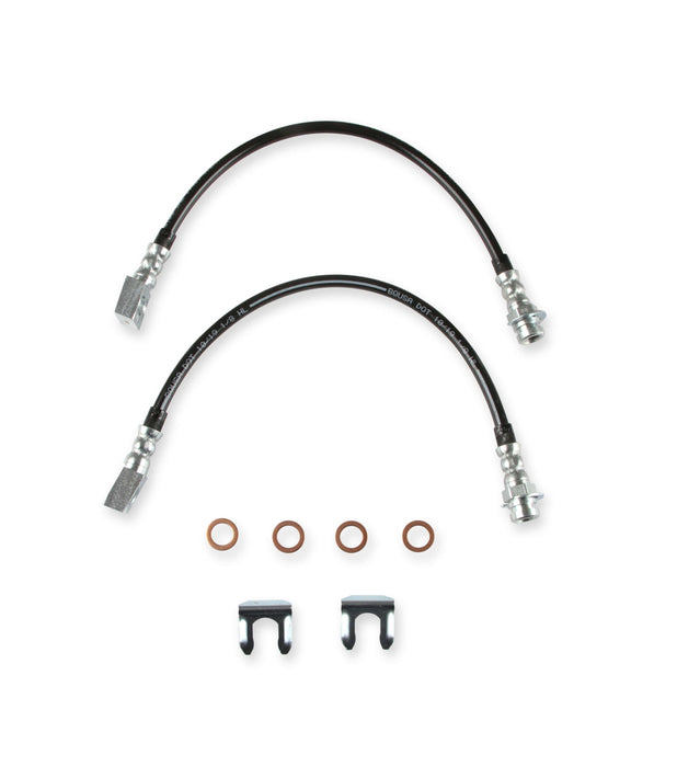 Rekudo REKRK402-1 Stainless Steel Brake Hose Kit Front